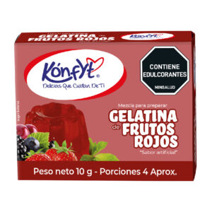 Gelatina de Frutos Rojos