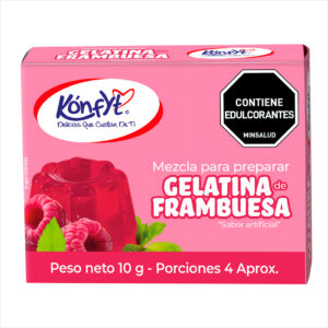 Gelatina de frambuesa