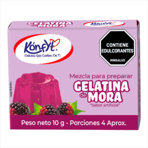 Gelatina de mora
